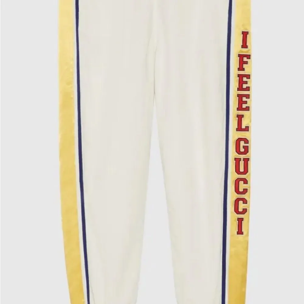 Men's Gucci I feel Gucci track pants size XL made in Italy NWT